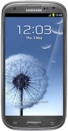 Смартфон Samsung Galaxy S3 GT-I9300 16Gb Titanium grey - Кашира